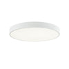 Plafoniera alba minimalista MADISON 50 cu LED 30W, design modern - Corp de iluminat pentru living sau dormitor din colectia de lampi suspendate si lustre DOMICILIO