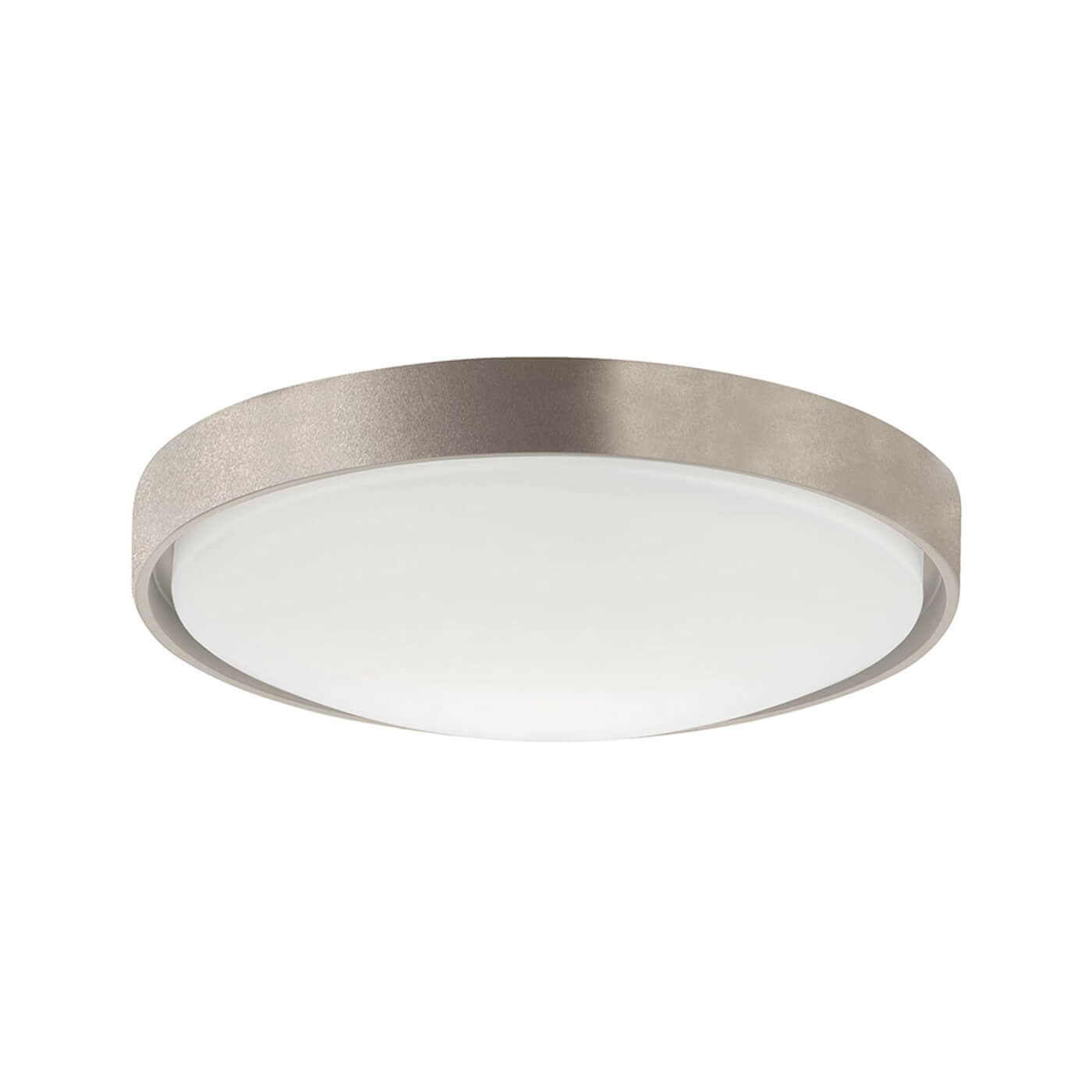 Cauti o plafoniera argintie din metal YARA 40 cu LED 18W pentru living sau dormitor, design modern, minimalist - Corp de iluminat din colectia DOMICILIO?