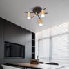 Plafoniera aurie ELMO C3 , design modern, elegant - Corp de iluminat pentru living sau dining din colectia DOMICILIO