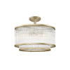 Cauti o plafoniera aurie KAROLINA din sticla, design elegant - Corp de iluminat pentru din colectia DOMICILIO?
