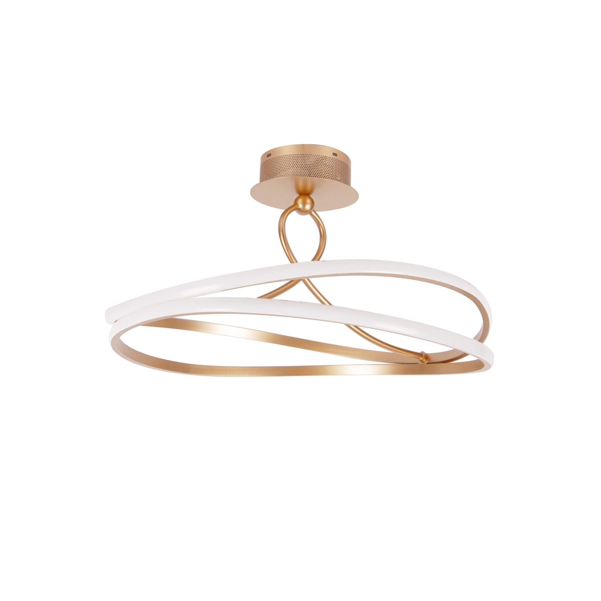 Plafoniera aurie cu LED NOEMI pentru living