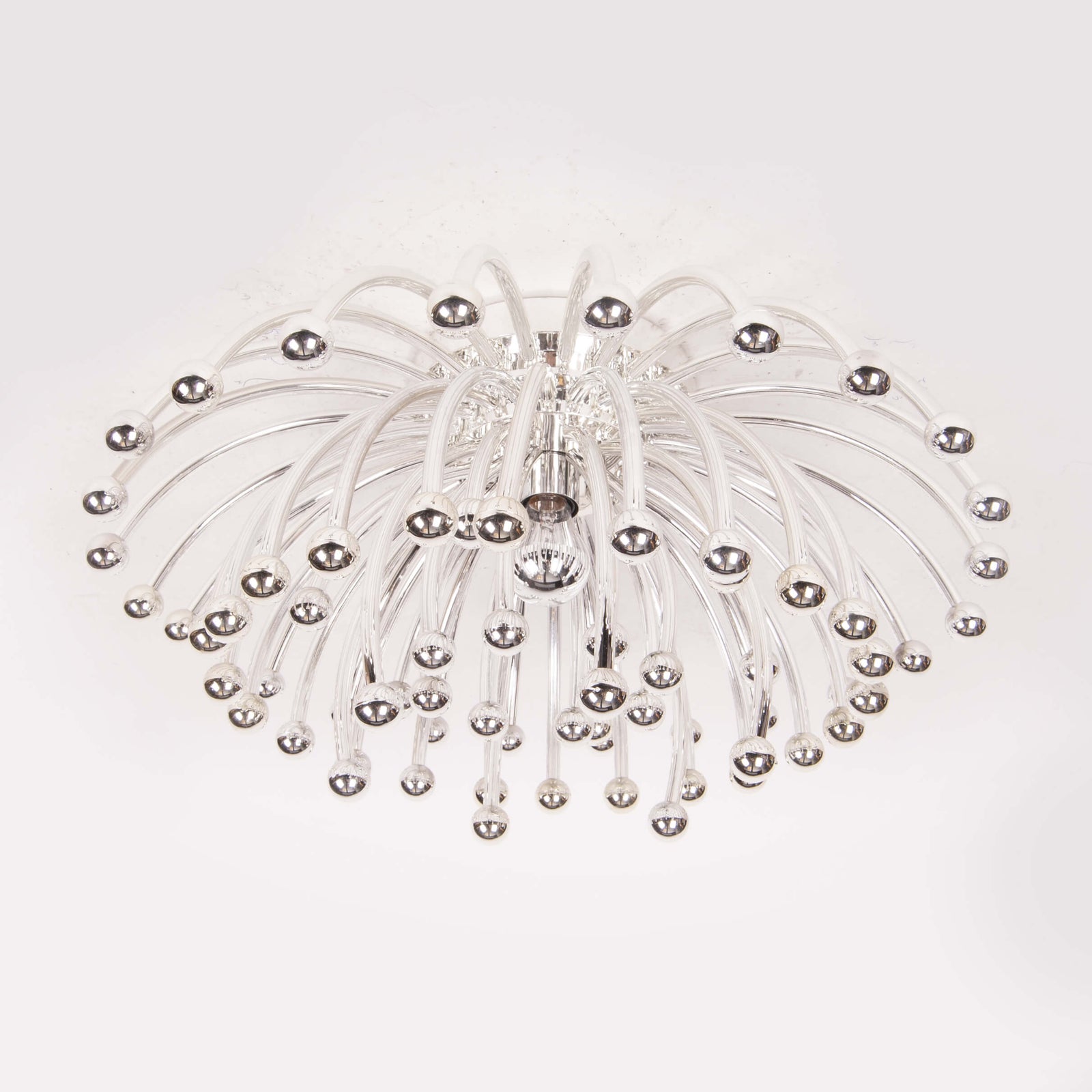 Plafoniera cromata SHINE C0 - design modern, pentru sufragerie