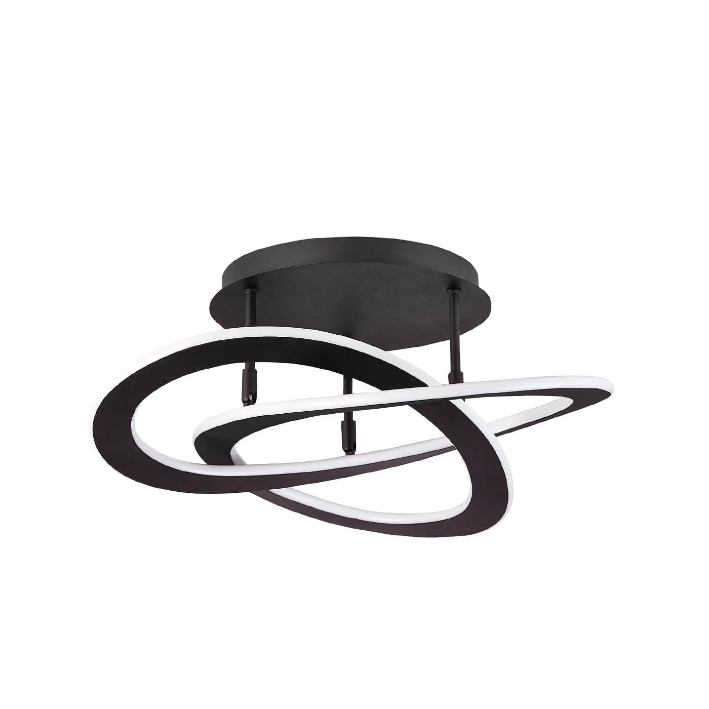 Cauti o Plafoniera neagra CHARLIE cu LED 40W, design modern, futurist - Corp de iluminat pentru din colectia DOMICILIO?