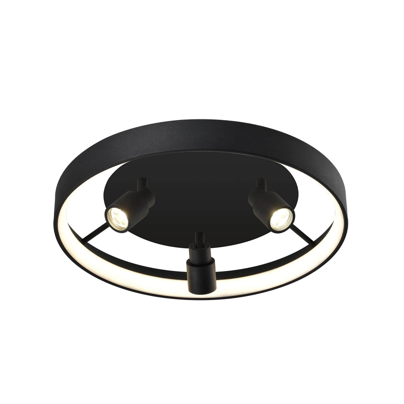 Cauti o Plafoniera neagra DENIS cu LED 30W, design modern, minimalist - Corp de iluminat pentru din colectia DOMICILIO?