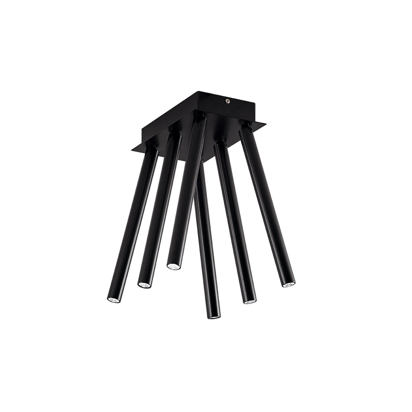 Cauti o Plafoniera neagra DUCT cu LED 18W, din metal, design modern, minimalist - Corp de iluminat pentru din colectia DOMICILIO?