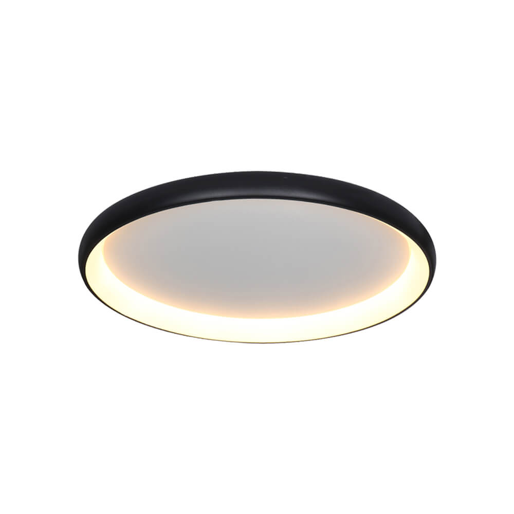 Plafoniera neagra cu LED OTA M pentru dining, design minimalist 2021