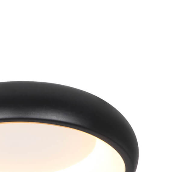 Plafoniera moderna neagra OTA SS cu LED 36W