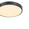 Plafoniera minimalista RADIANCE C1 neagra de metal cu LED 36W