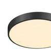 Plafoniera minimalista RADIANCE C2 neagra de metal cu LED 60W