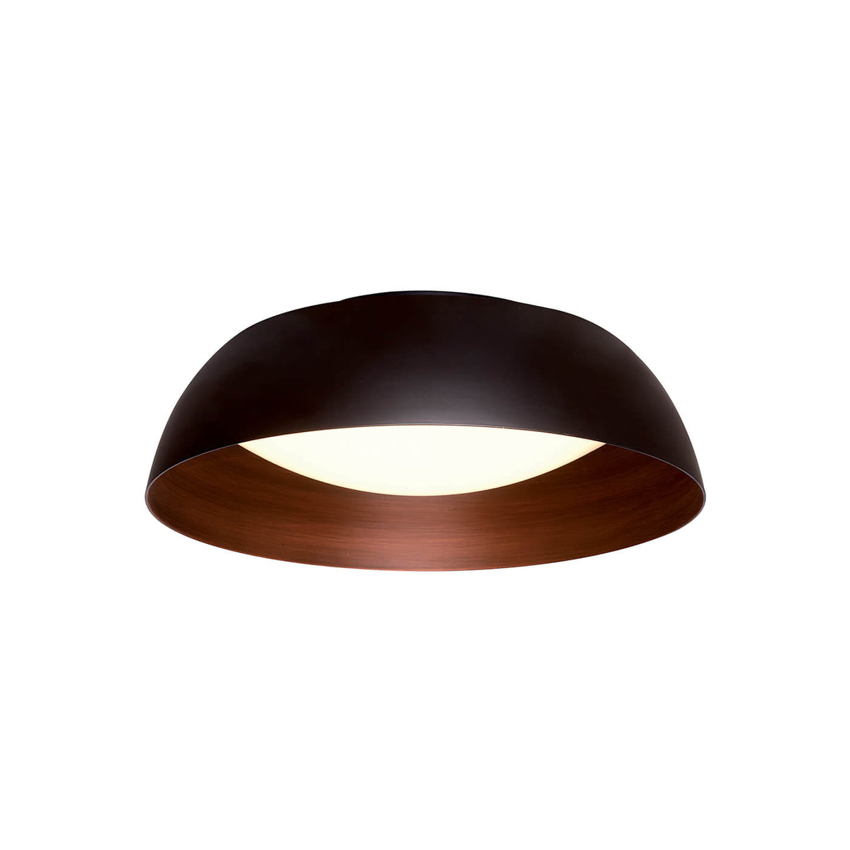 Plafoniera moderna neagra maronie CHESTER cu LED 24W