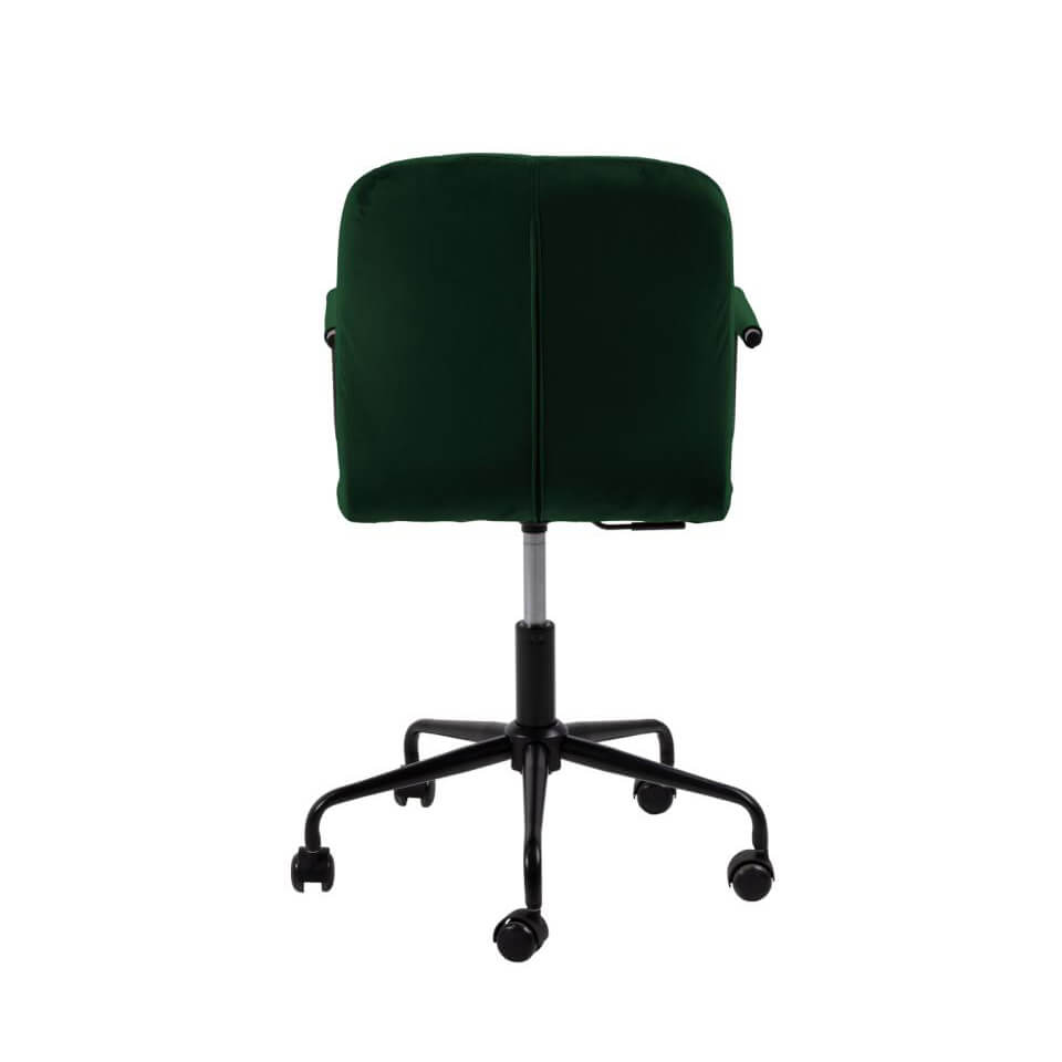 Scaun tapitat ajustabil WENDY verde