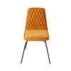 Magazin Domicilio Scaun dining portocaliu - WAFFLE mustard, design elegant, confortabil, comod