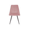 Scaun dining tapitat Oasis roz pentru sufragerie