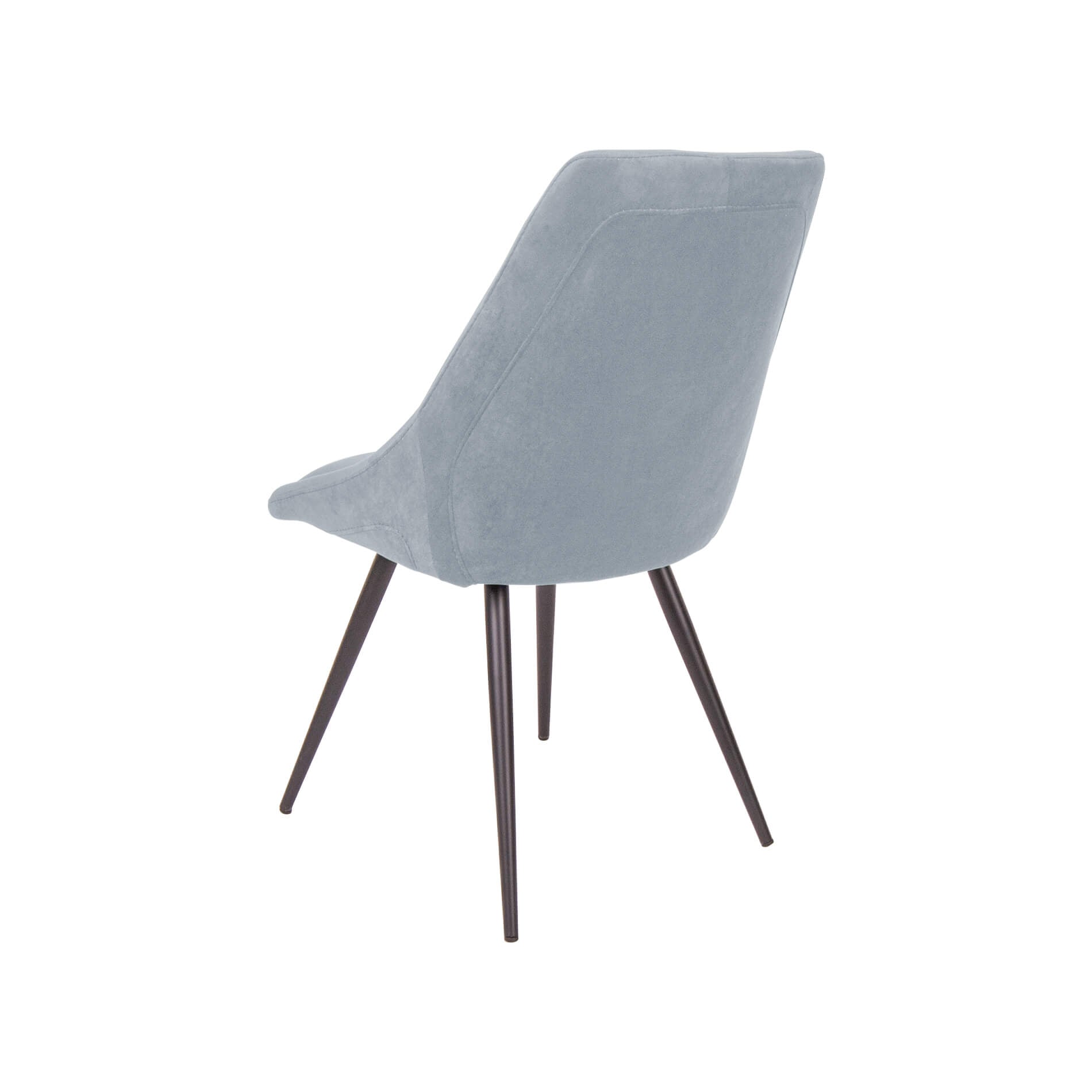 Scaun dining tapitat Oasis silver pentru cina in familie