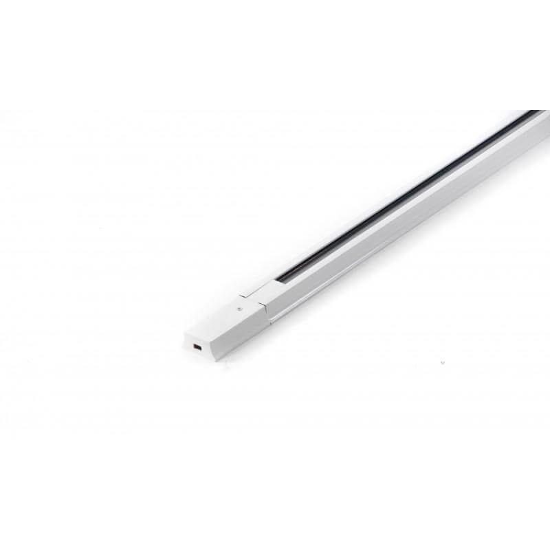 Sina metalica de 2m, alba, cu un singur circuit (monofazata). Se monteaza pe tavan si se foloseste pentru sustinerea spoturilor de sina. Spoturile se monteaza cu usurinta pe sina si pot fi scoase sau adaugate oricand, in functie de necesitate. Capacul de capat si alimentarea sunt incluse.