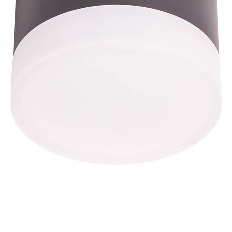 Spot aplicat modern GLAZE CIRCLE C2 negru cu LED 10W