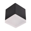 Spot aplicat GLAZE CUBE C2 negru - Corpuri de iluminat pentru spatii comerciale cu vitrina