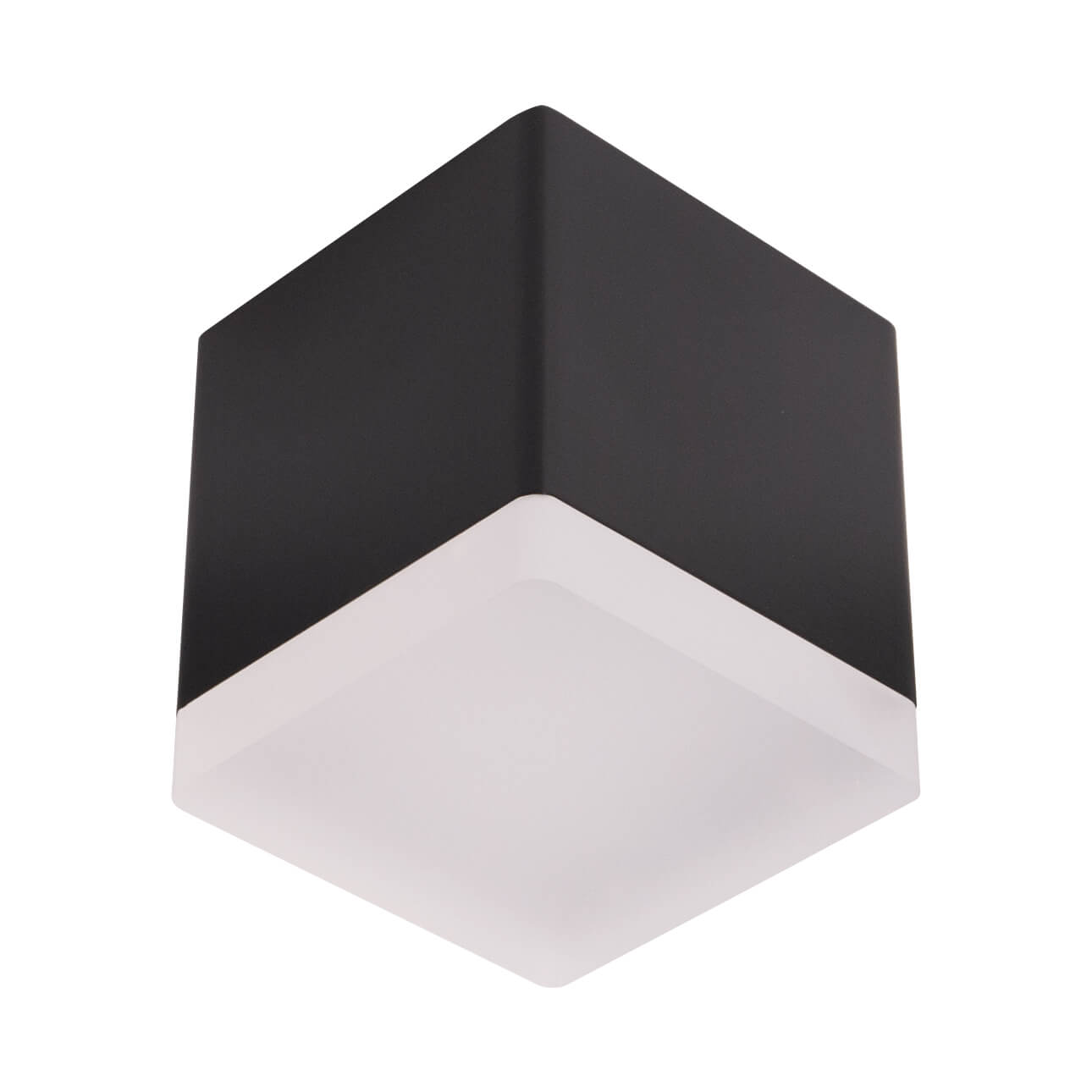 Spot aplicat GLAZE CUBE C2 negru - Corpuri de iluminat pentru spatii comerciale cu vitrina