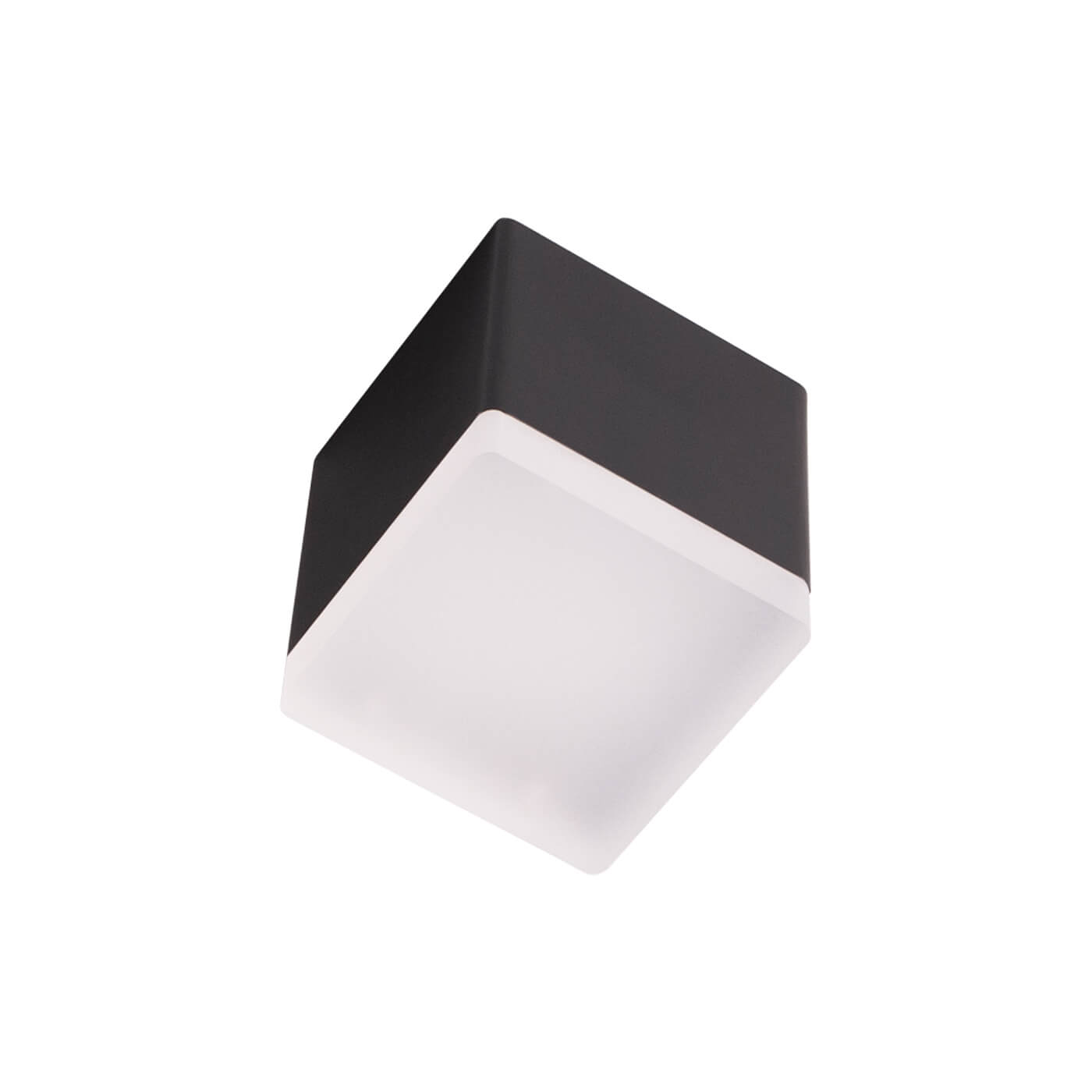 Spot aplicat GLAZE CUBE C2 negru