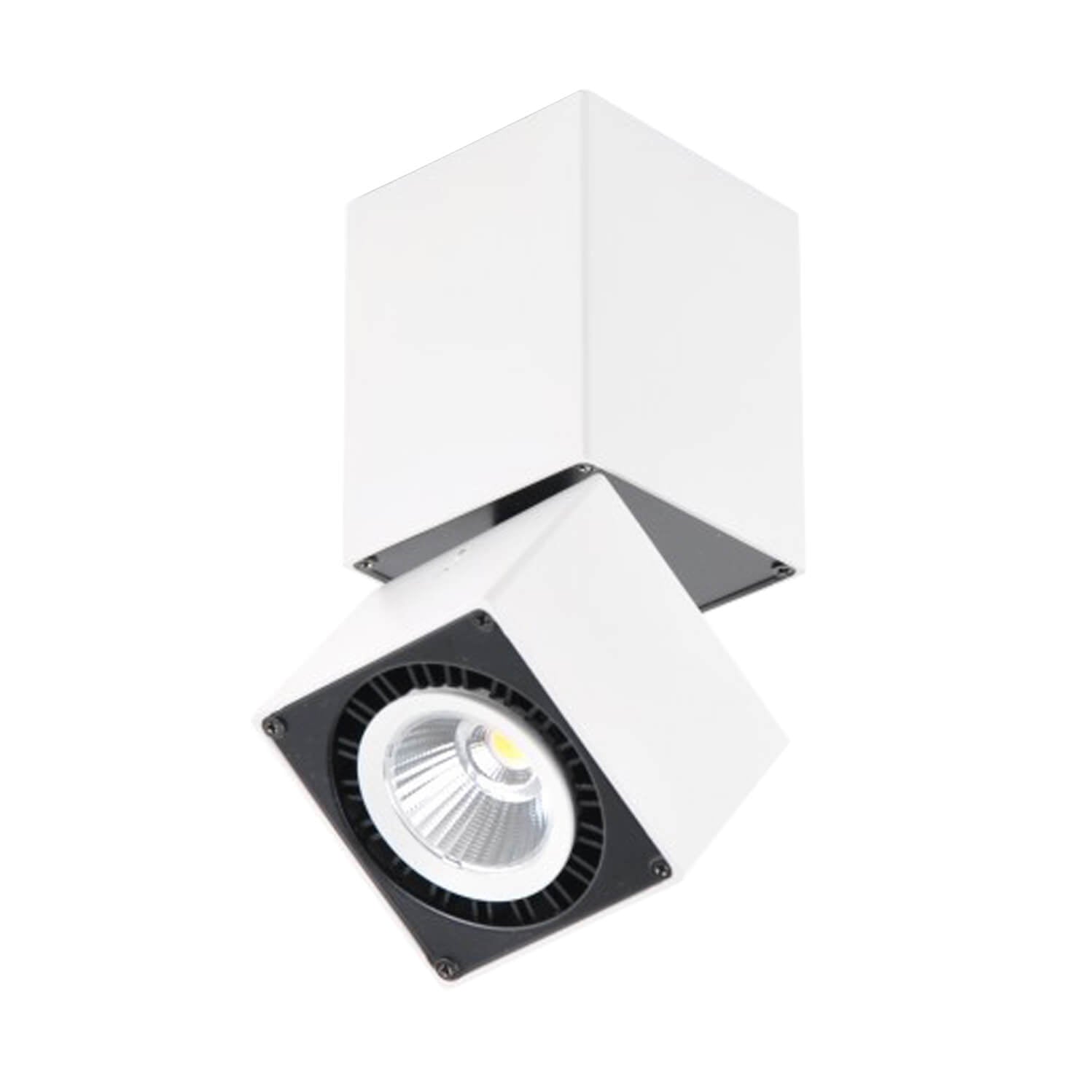 INTERIOR Spot aplicat SOLID C2 alb - Spoturi pentru tablouri, diplome, statuete, obiecte design