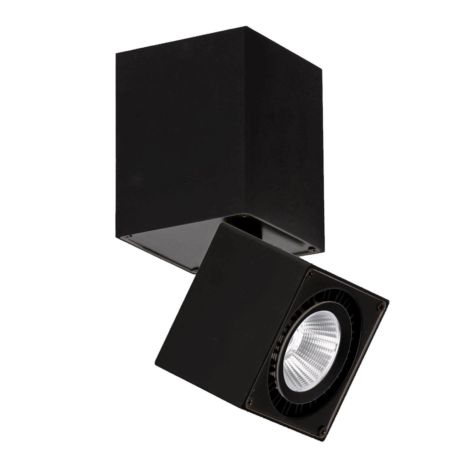 Spot aplicat SOLID C2 negru - Spoturi reglabile, ajustabile, directionabile