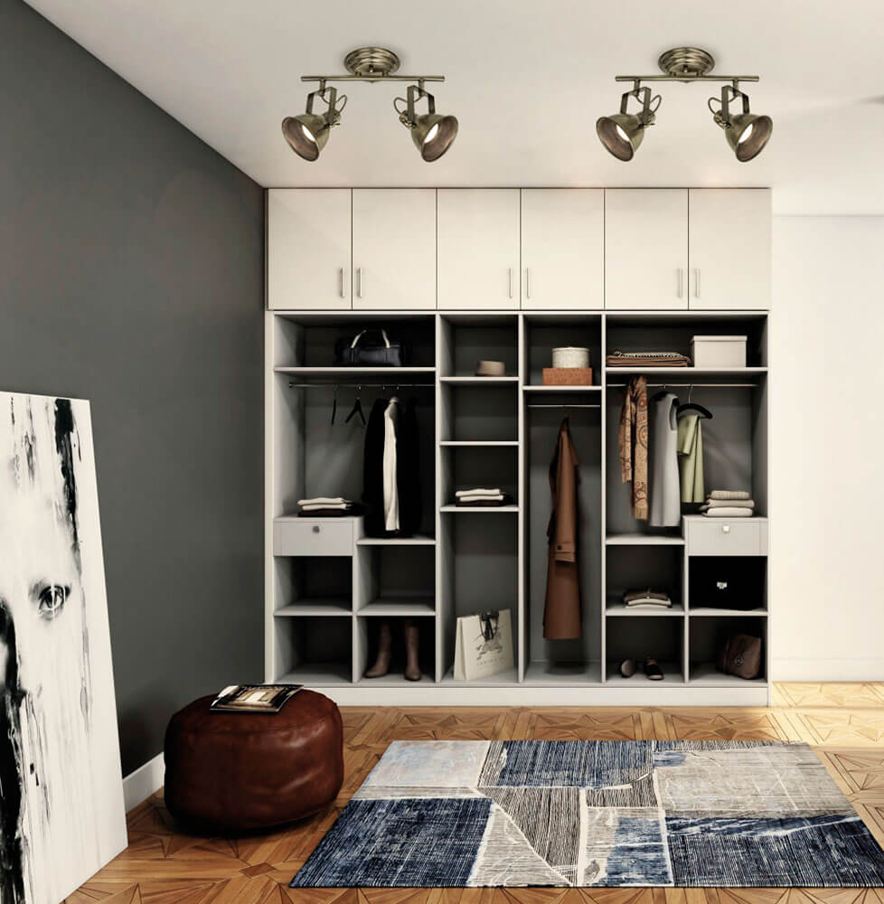 Cauti un spot aplicat auriu antichizat PRAGA C2 din metal - pentru living, design modern, elegant din colectia de lustre si lampi suspendate DOMICILIO?