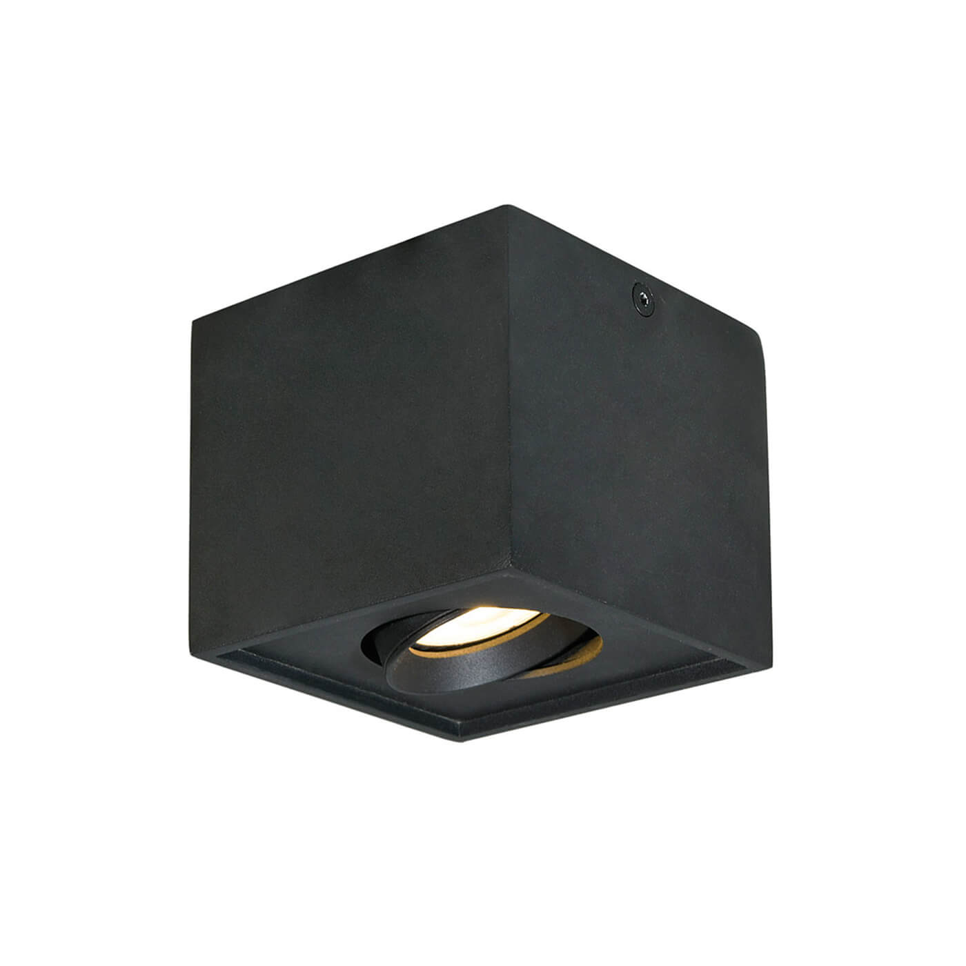 Cauti spot negru aplicat ARION patrat din metal - pentru bucatarie sau living, design modern, minimalist din colectia de lustre si lampi suspendate DOMICILIO?