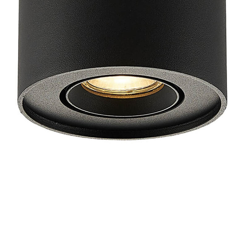 Cauti spot aplicat negru ARION rotund din metal - pentru bucatarie sau living, design modern, minimalist din colectia de lustre si lampi suspendate DOMICILIO?