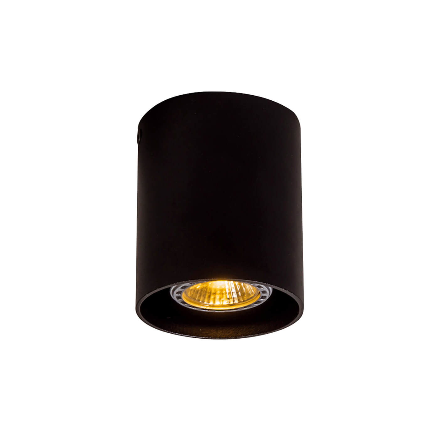 Cauti spot aplicat negru DICE rotund din metal - pentru bucatarie sau living, design modern, minimalist din colectia de lustre si lampi suspendate DOMICILIO?