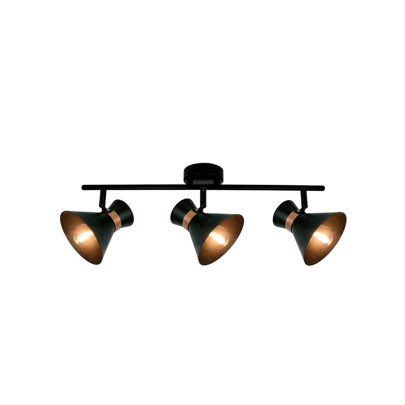 Cauti spot aplicat negru ambrat KELLY C3 din metal - pentru living, design modern, elegant din colectia de lustre si lampi suspendate DOMICILIO?