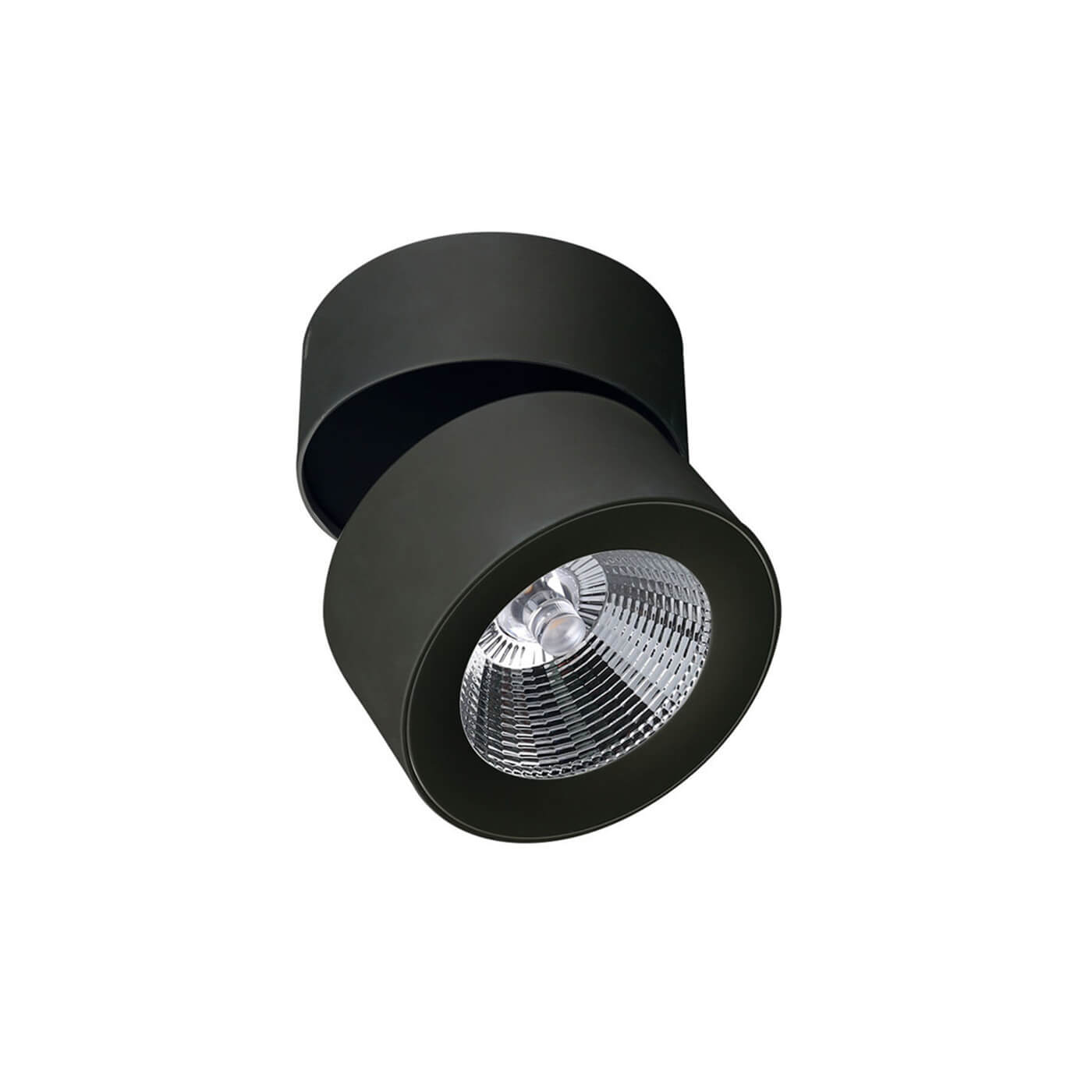 Cauti spot aplicat orientabil negru MORIS rotund cu LED 10W din metal - pentru bucatarie, living sau dormitor, design futurist, minimalist din colectia de candelabre si lampi suspendate DOMICILIO?