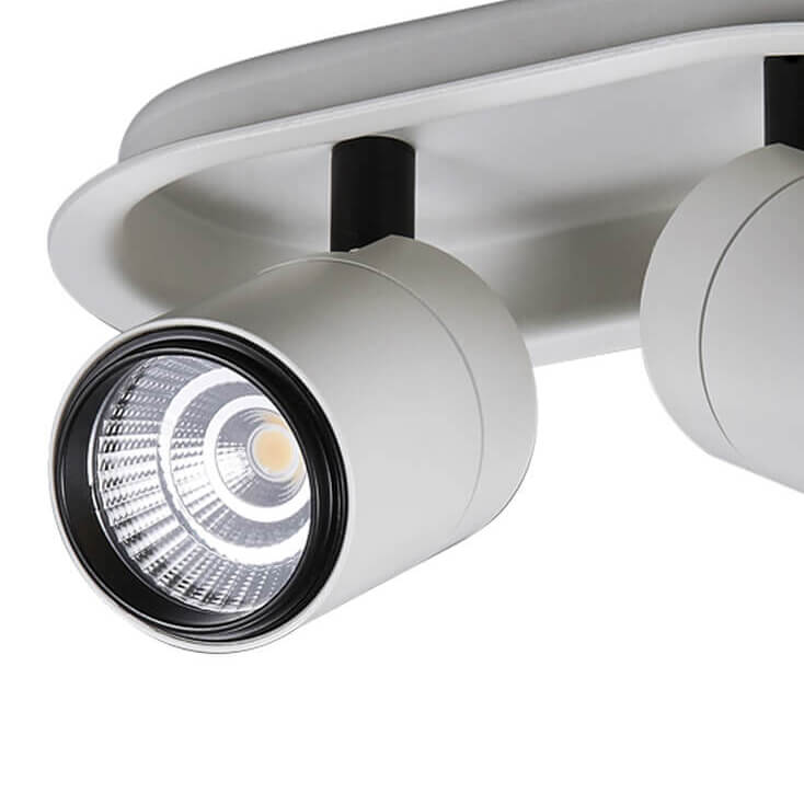 Spot incastrat modern EYE C2 alb cu LED