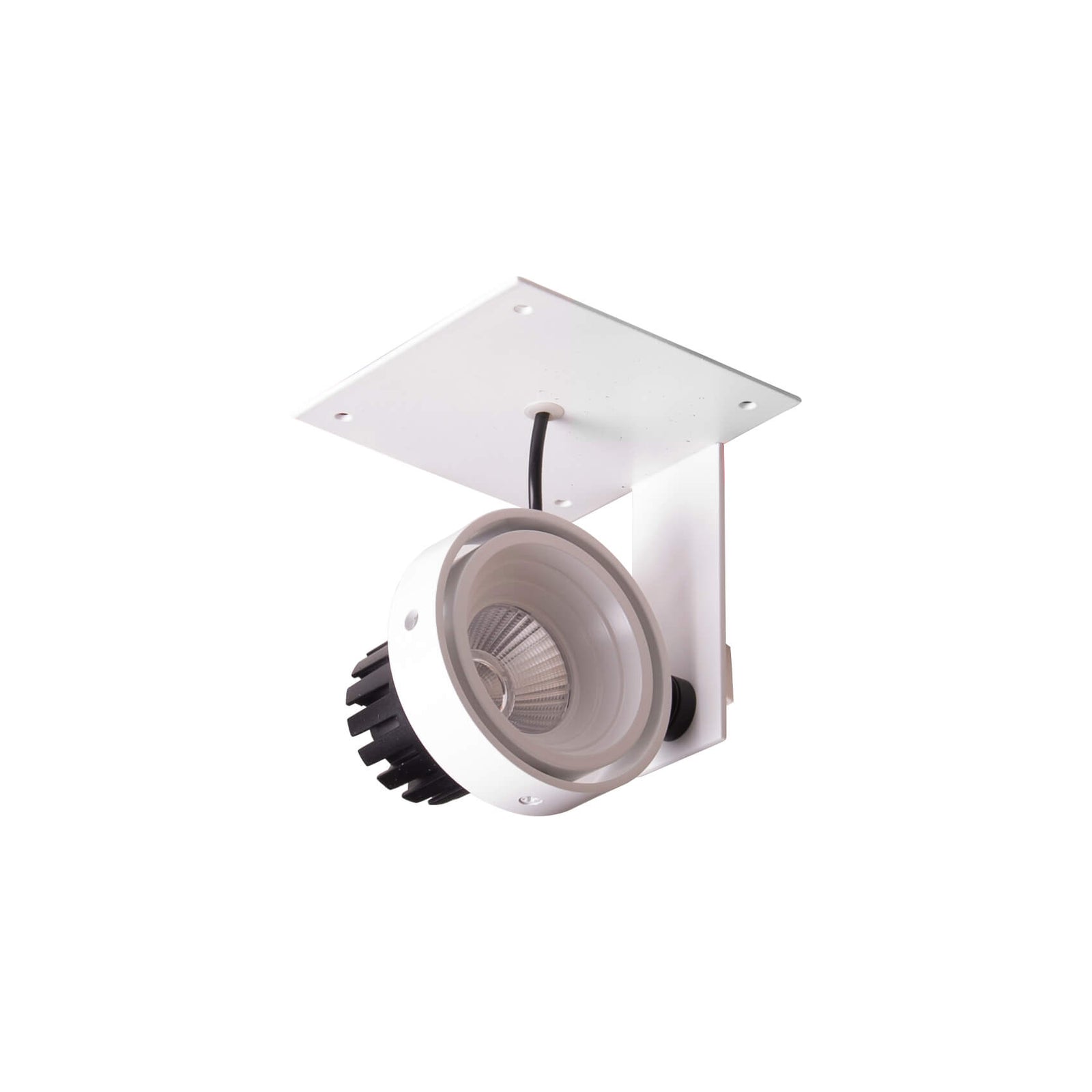 Spot incastrat SINGLE C1 alb - Spoturi interesante pentru decoruri de design interior Lungime (cm) 11 Latime (cm) 11 Inaltime (cm) 13 Diametru carota (cm) 6 Culoare alb Material metal Montaj incastrat in tavan Orientabil da Sursa iluminat LED 12W 3000K Inclus da Cod LA92-C1-WH