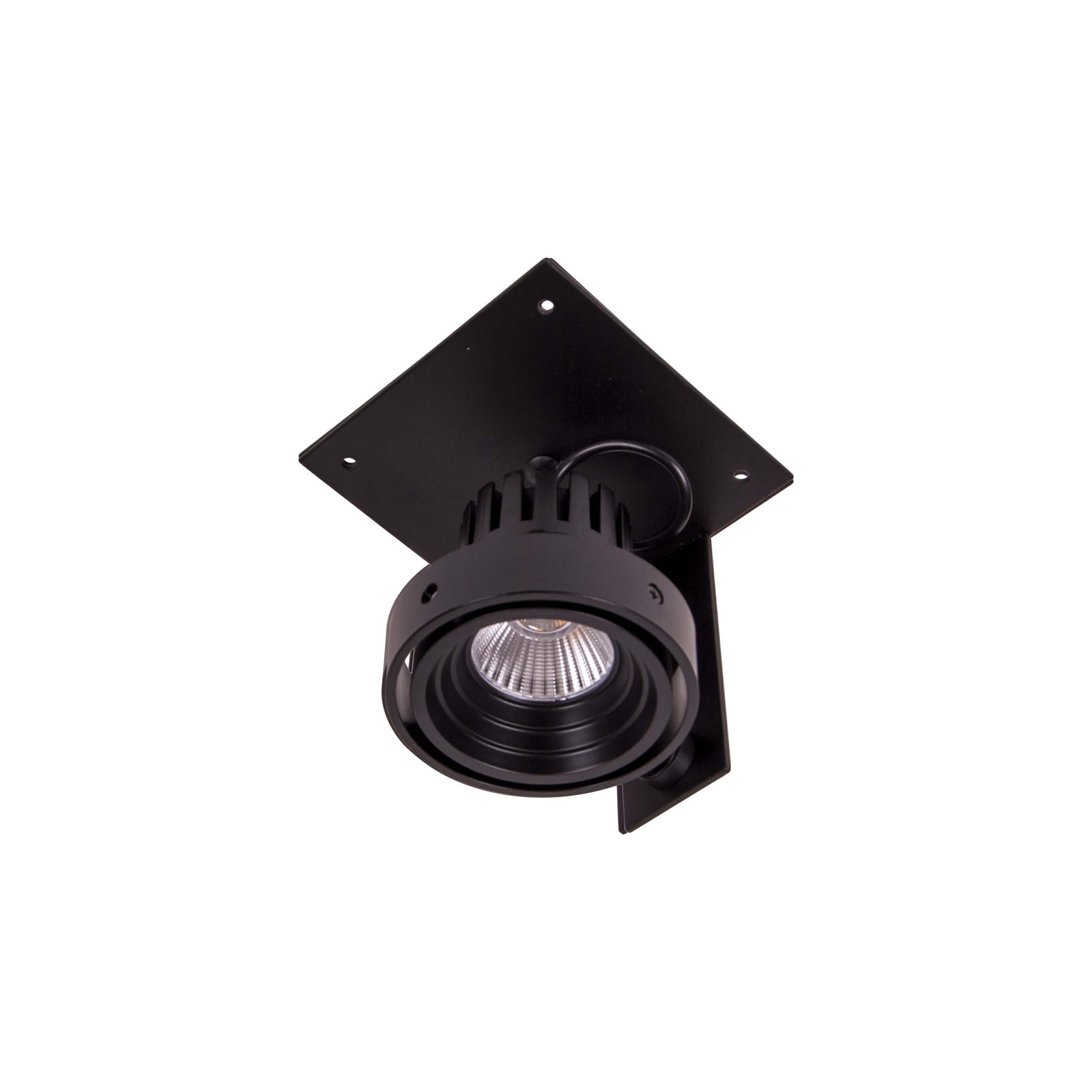 Spot incastrat SINGLE C1 negru - Spoturi interesante pentru decoruri de design interior