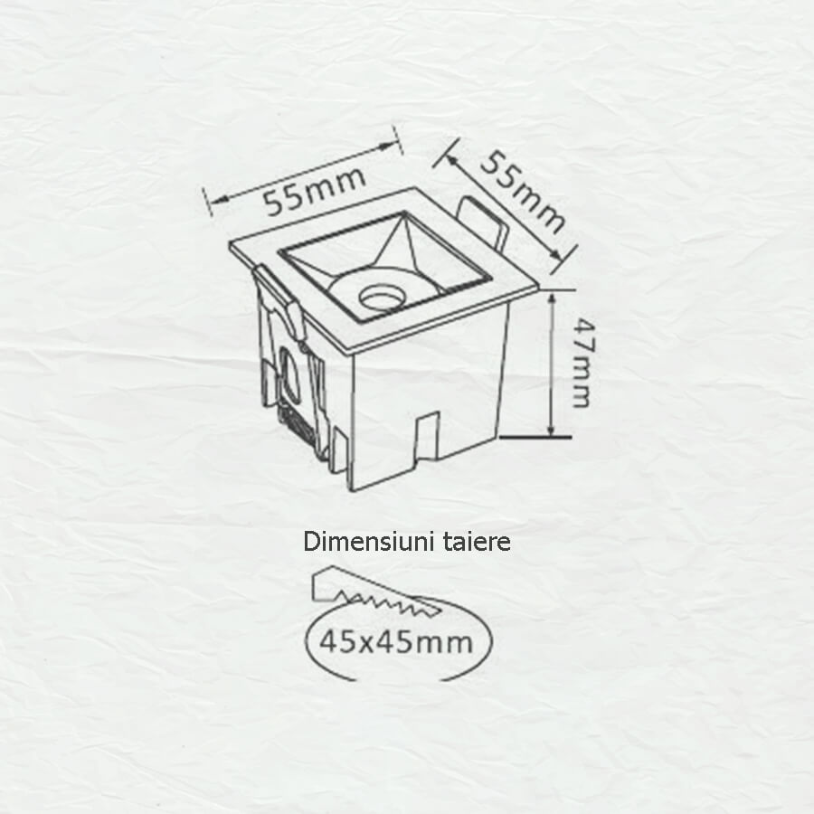 Spoturi incastrabile pentru baie, bucatarie, living, dormitor, usor de montat si reglat. Spoturile din gama MELO sunt piesele perfecte pentru spatiile moderne amenajate intr-un mod cat mai versatil si practic. Designul ii permite sa se alature cu usurinta in decoruri dintre cele mai diverse, iar materialul ii garanteaza calitatea inalta.