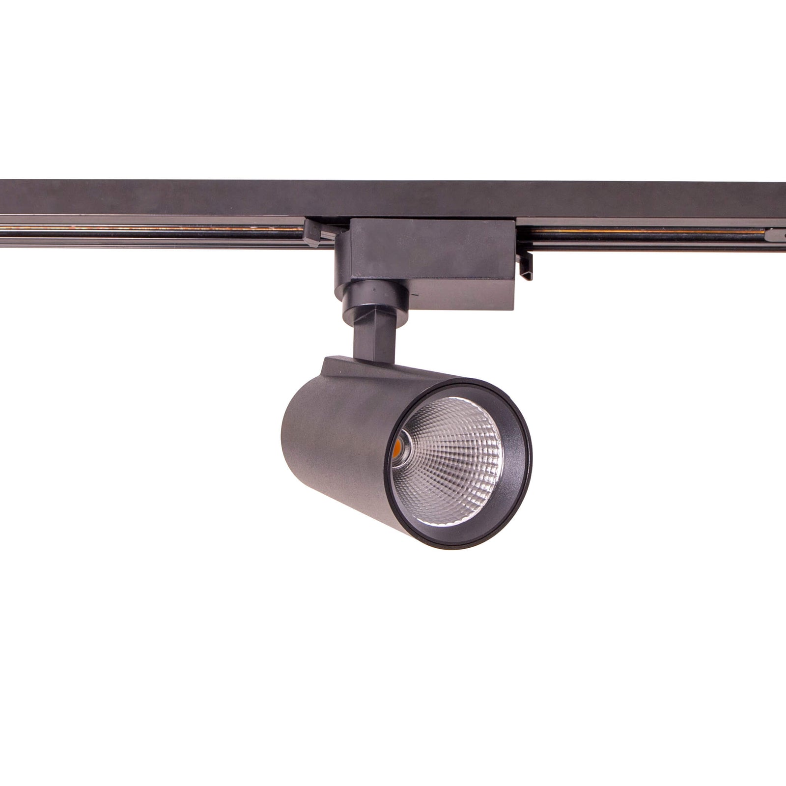 Spoturi LED reglabile design modern, baie, bucatarie, hol, dormitor, expozitii de arta, cafenele, restaurante. Diametru (cm) 7,5 Inaltime (cm) 14,5 Culoare negru Material metal Montaj aplicat pe sina Orientabil da Sursa iluminat LED 12W 3000K Inclus nu Cod LS03-S0-BK