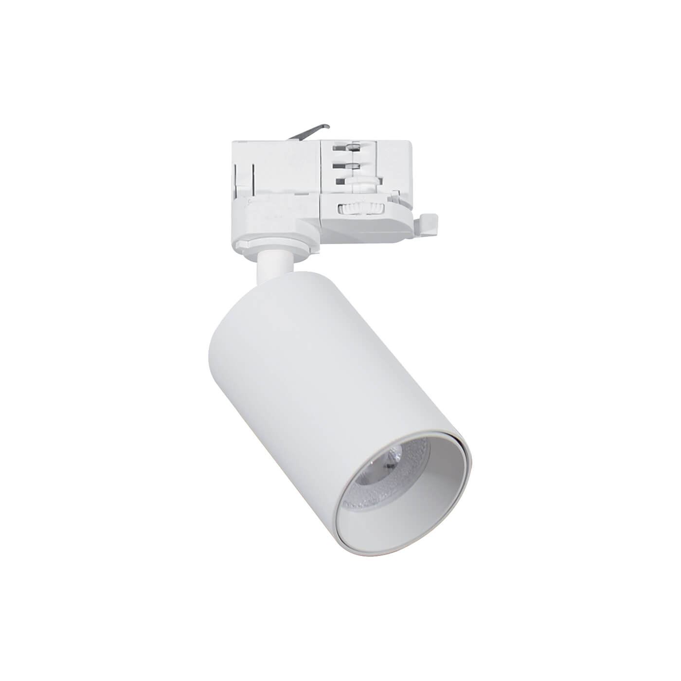 Cauti spot pe sina alb MORIS orientabil din metal - pentru bucatarie sau living, design futurist, minimalist din colectia de corpuri de iluminat si lampi suspendate DOMICILIO?