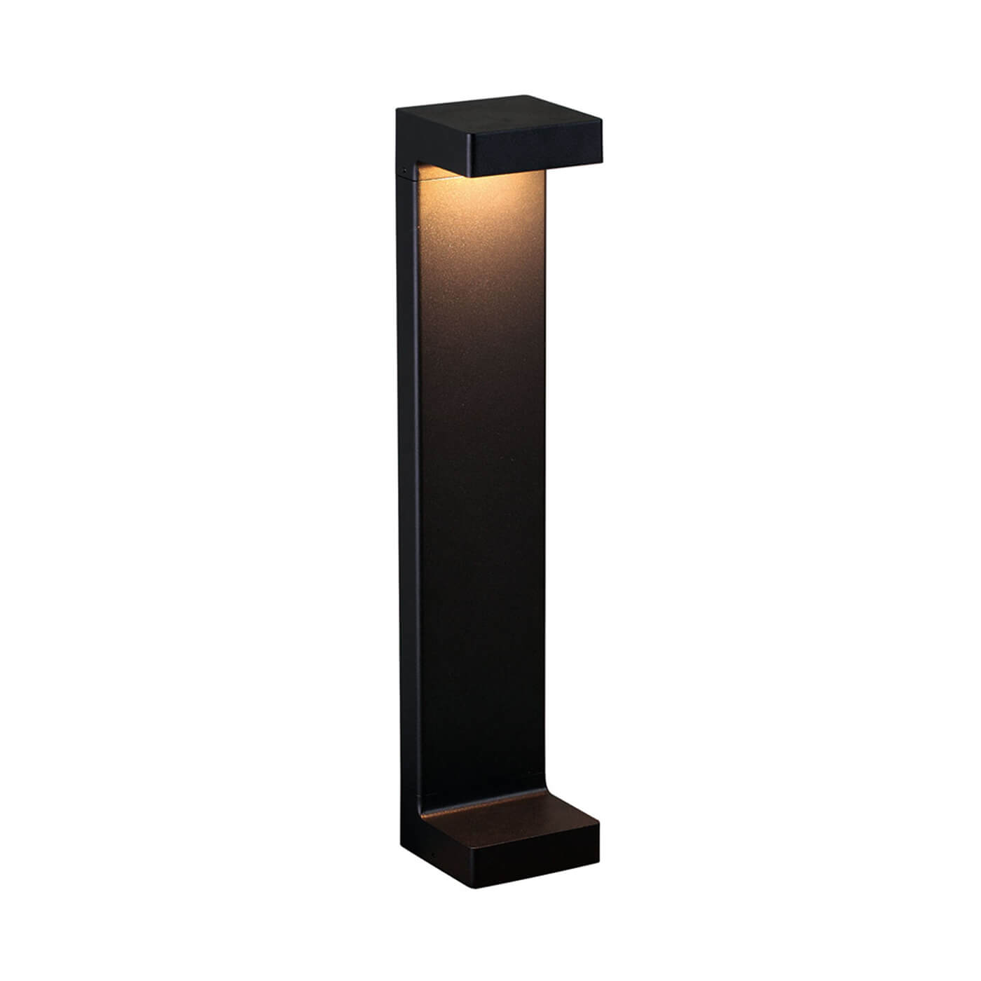 Cauti un stalp de iluminat pentru exterior minimalist QUADRO negru LED 9W, grad de protectie IP 54 pentru gradina casei din colectia de lampi suspendate si corpuri de iluminat Domicilio?
