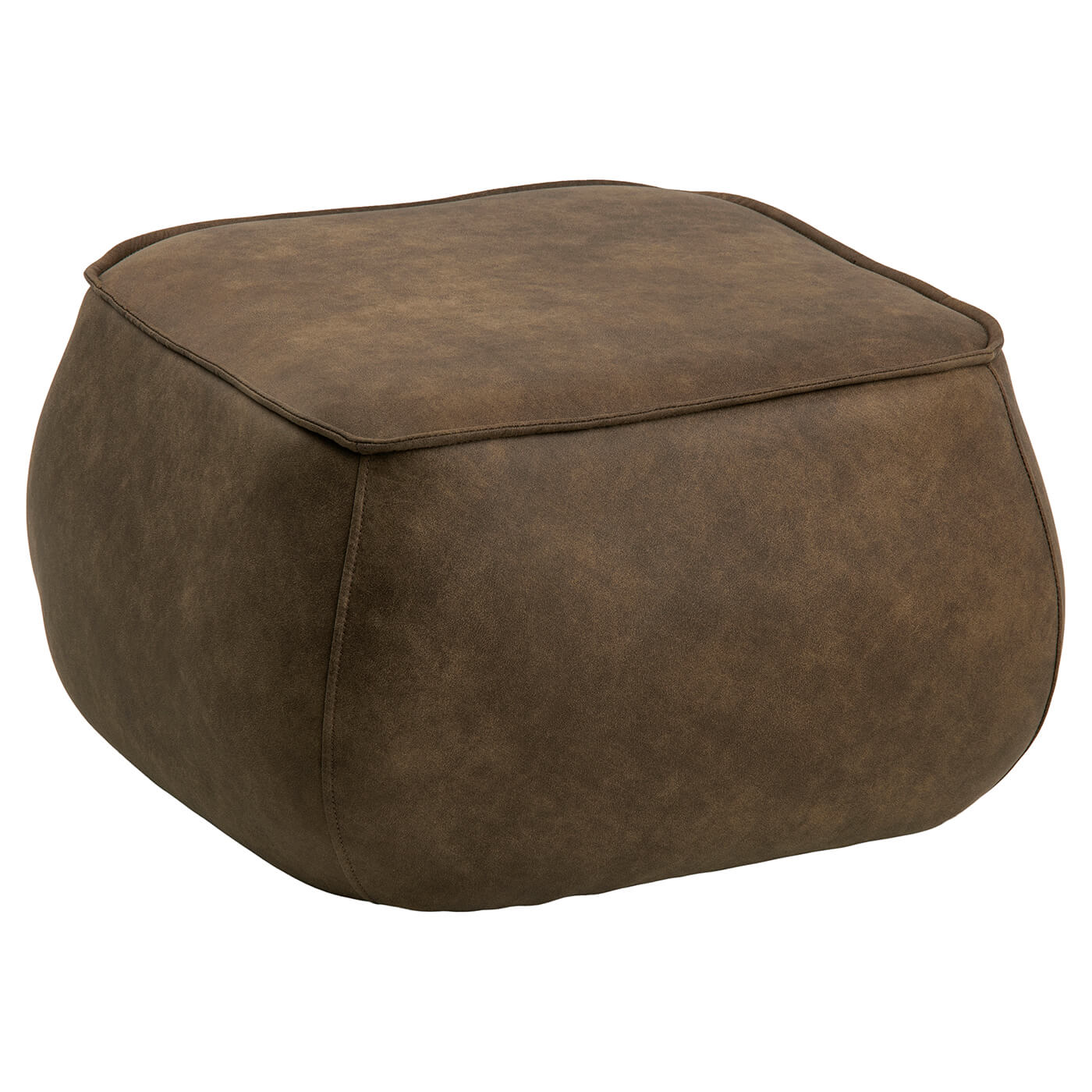 Cauti un taburet pufos maro deschis, design elegant, ideal pentru orice camera?
