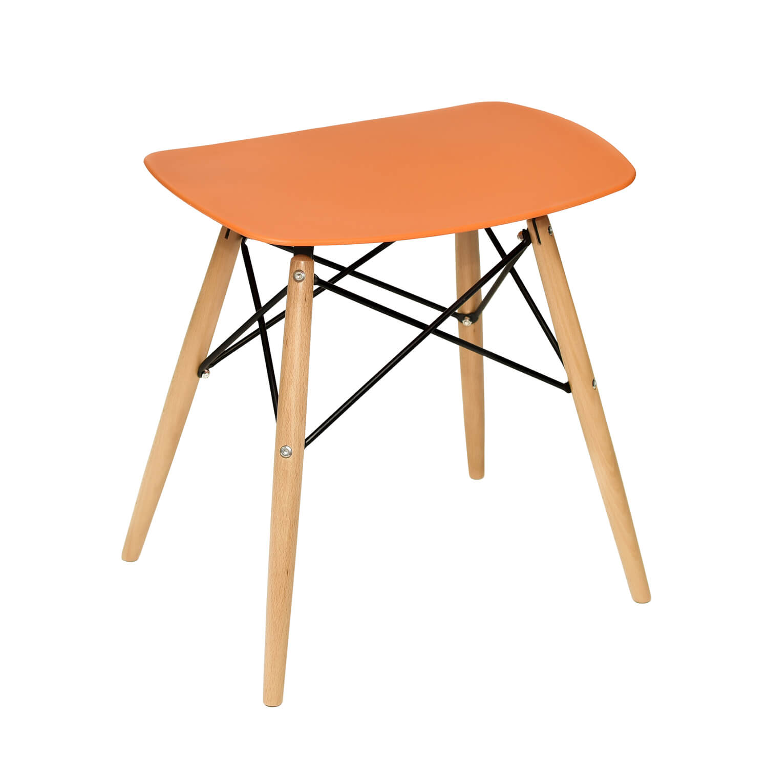 Cumpara un taburet de bucatarie cu design modern, colectia Domicilio 2020, potrivit in diferite ambiente interioare. Lungime (cm) 47 Adancime (cm) 35 Inaltime (cm) 47 Inaltime sezut (cm) 47 Culoare portocaliu Culoare picioare natural wood Material sezut plastic Material picioare lemn Stivuibil nu Necesita ansamblare da Cod CB01-W1-OG