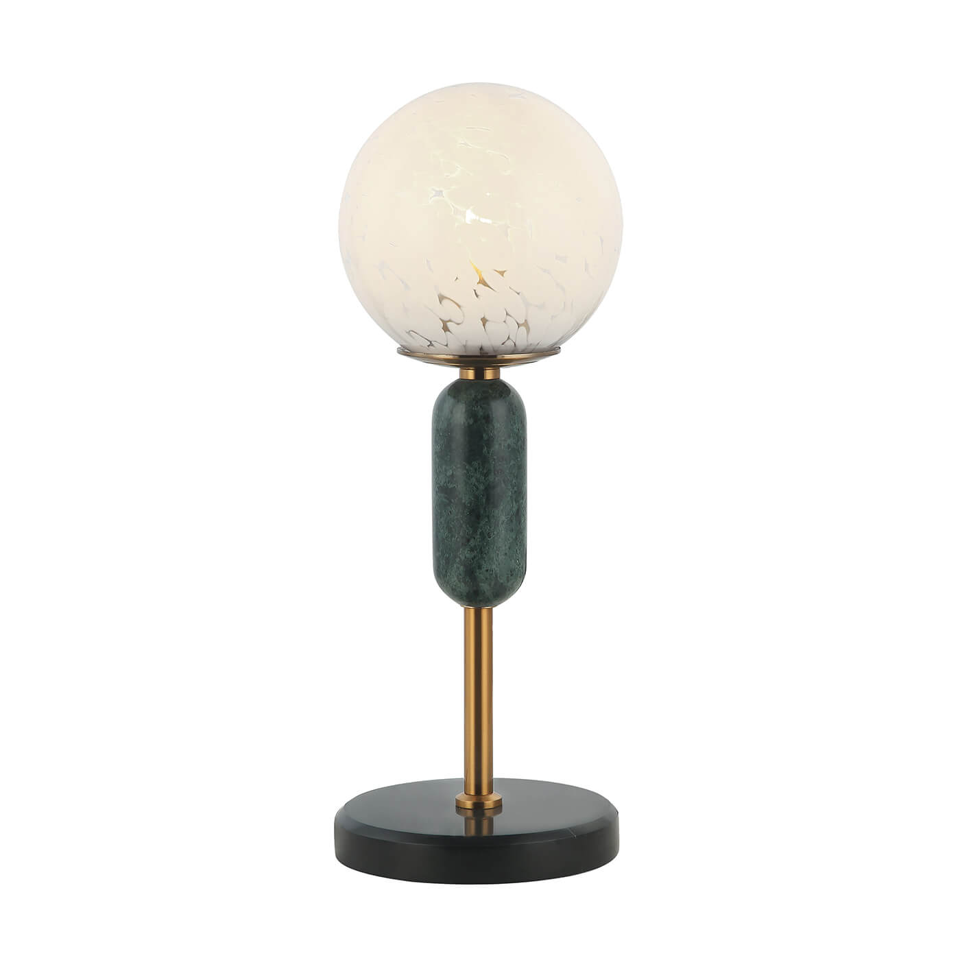 Cauti o veioza alba eleganta POLLY cu glob de sticla pentru living - corp de iluminat, design modern? 