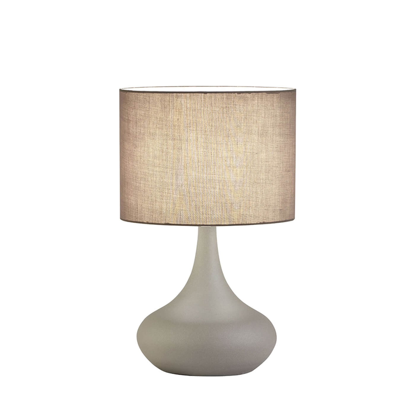 Cauti o Veioza gri LANA cu abajur textil pentru apartamentul tau?