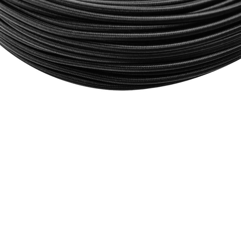 Cablu electric colorat negru - 1 metru, premium, fir cupru litat, 2*0.75 mm Domicilio
