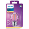 Magazin Domicilio Bec LED Philips P45 E27 4.3W 470 lumeni, cu filament pentru lustre, corpuri de iluminat, veioze sau lampadare