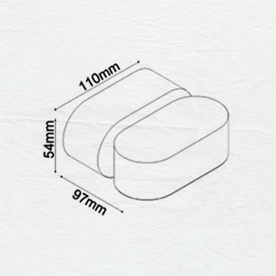 APLICA COCO 3000K GRI pentru restaurante