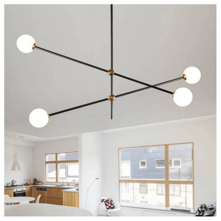 potrivit pentru utilizare in dormitor, living sau dining, iluminand eficient spatiul.