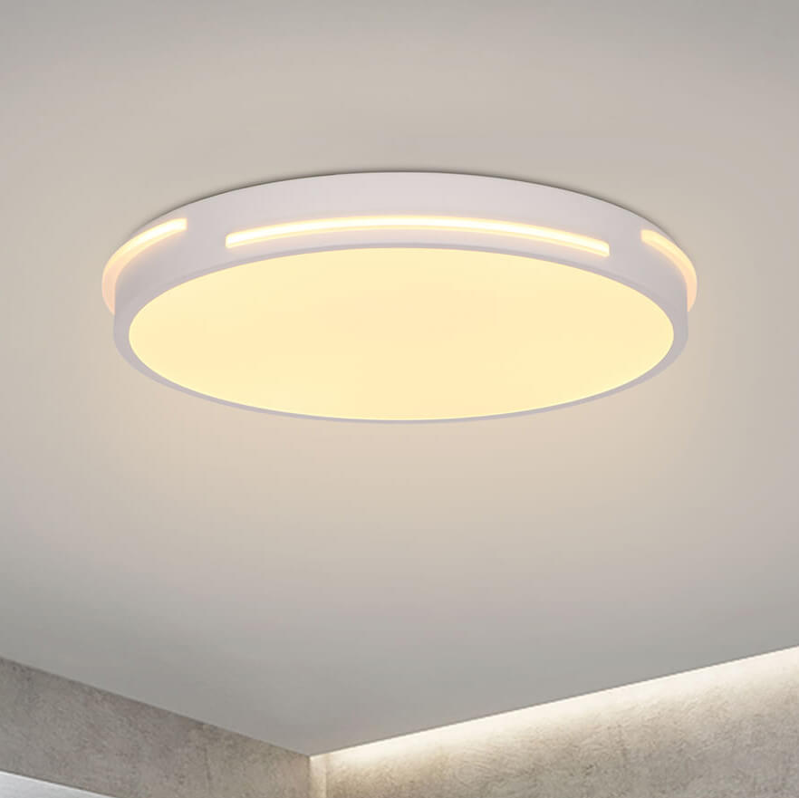 Plafoniera futurista alba AMOS C4 cu LED