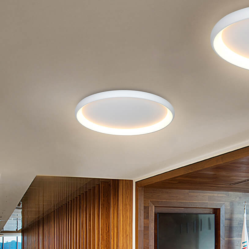 Plafoniera moderna alba OTA S cu LED 54W