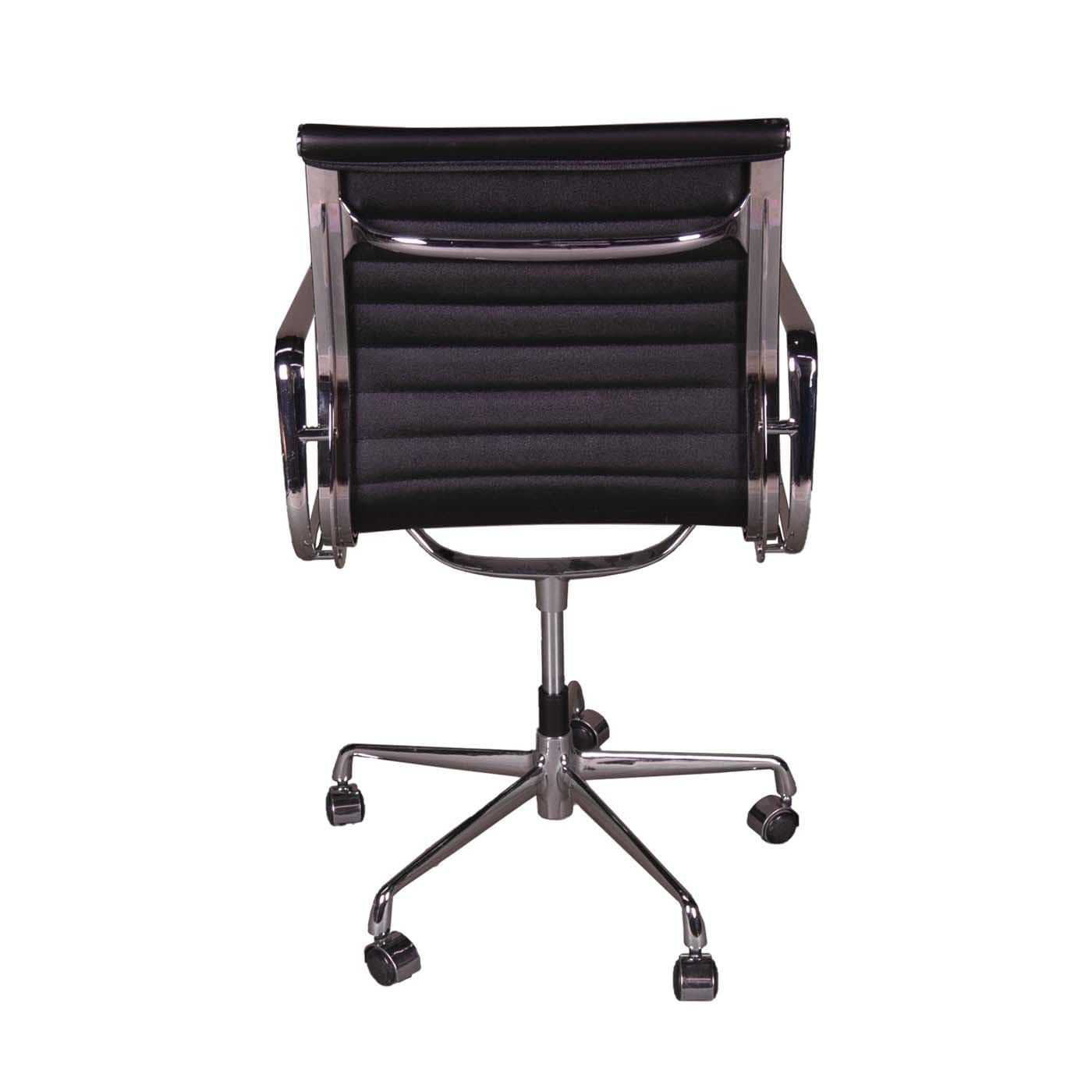 scaun office negru piele modern